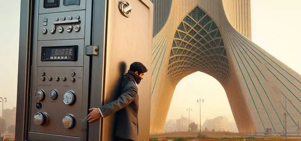 حمل گاوصندوق در سراسر تهران با خیالی آسوده!